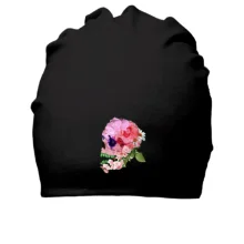 Хлопковая шапка Rose skull