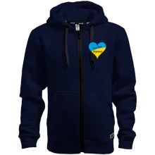 Худи на молнии Все будет Украина (с сердцем)