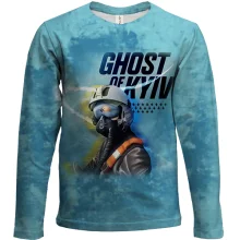 Дитячий 3D лонгслів Ghost of Kyiv