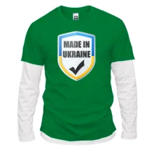 Комбинированный лонгслив Made in Ukraine (UA)