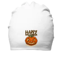 Хлопковая шапка с надписью Happy Halloween