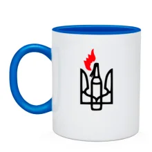 Чашка Тризуб с коктейлем Молотова