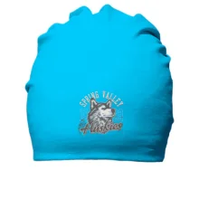 Хлопковая шапка spring valley huskies