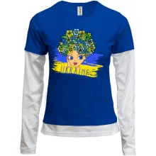 Комбинированный лонгслив Beauty Ukraine