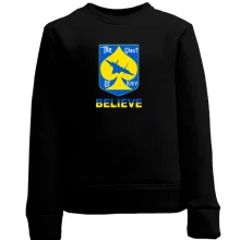 Дитячий світшот The Ghost of Kyiv Believe