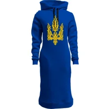 Худи платье с гербом Украины из колосков