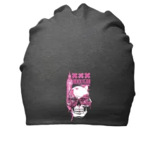 Хлопковая шапка hooligan skull