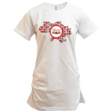 Туника карта Украины в виде вышиванки