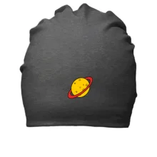 Хлопковая шапка с Сатурном