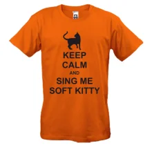 Футболка Keep calm and song me Soft Kitty
