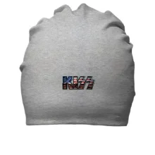 Хлопковая шапка KISS на американском флаге