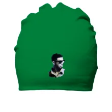 Хлопковая шапка с Drake в очках