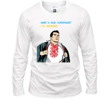 Лонгслив My superpower is that I am Ukrainian