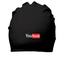 Бавовняна шапка з написом "You Noob"
