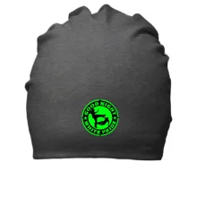 Бавовняна шапка з написом "Good night White Pride"