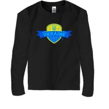 Детский лонгслив Ukraine (со щитом)