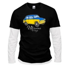 Мужской лонгслив Комби Ukraine Vintage (ЗАЗ 965)
