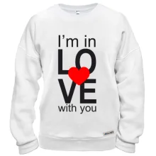 Світшот I'm in love