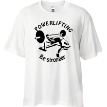 Футболка Oversize з принтом «Powerlifting»