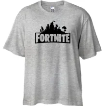 Футболка Oversize з написом Fortnite