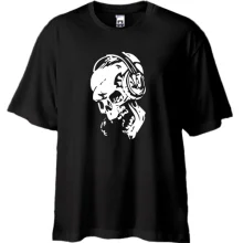 Футболка Oversize с черепом 2