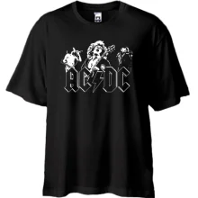 Футболка Oversize AC/DC - Let there be rock