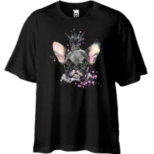 Футболка Oversize з Французьким Бульдогом (цар)