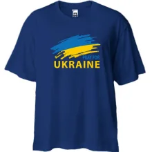 Футболка Oversize с надписью «Pray for Ukraine»