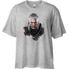 Футболка Oversize The Witcher 3 - Геральт (2)