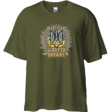 Футболка Oversize Glory to Ukraine (з патронами)
