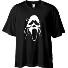 Футболка Oversize з Маскою Крик