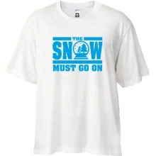 Футболка Oversize Snow must go on