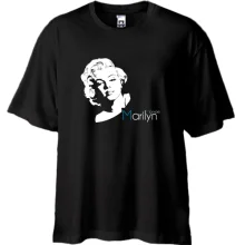 Футболка Oversize Мерлин Монро