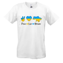 Футболка Peace Love Ukraine