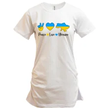 Туника Peace Love Ukraine
