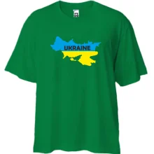 Футболка Oversize з мапою УНР