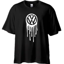 Футболка Oversize Volkswagen з патьоками