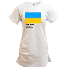 Туника PANTONE Freedom blue, energizing yellow