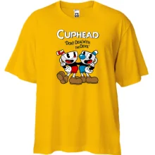 Футболка Oversize Cuphead