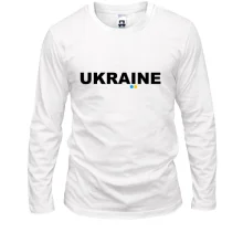 Лонгслив Ukraine с двумя сине-жёлтыми точками