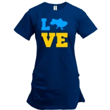 Туника LOVE с мапой Украины
