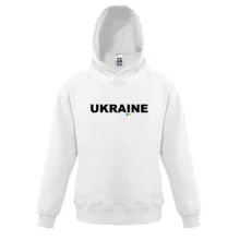 Детская толстовка Ukraine с двумя сине-жёлтыми точками