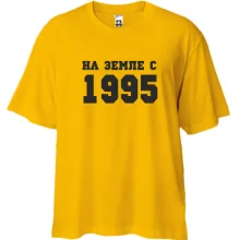 Футболка Oversize На земле с 1995