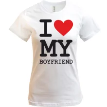Футболка I love my boyfriend