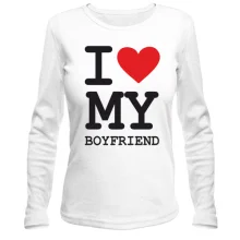 Лонгслив I love my boyfriend