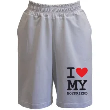 Шорты I love my boyfriend