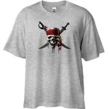 Футболка Oversize Pirate skull