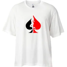 Футболка Oversize Poker Girl