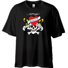 Футболка Oversize Ed Hardy