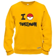 Світшот I love Pokemon